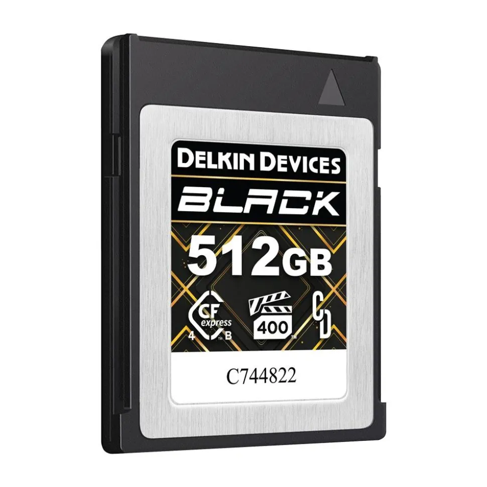 Delkin Black 512GB CFexpress Type B 4.0 VPG400 Card