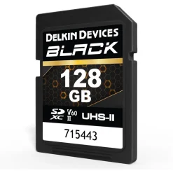 Delkin Black 128GB UHS-II Rugged SD Card