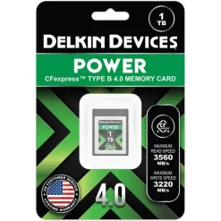 Delkin Devices 1TB Power 4.0 CFexpress Type B Memory Card Open Box