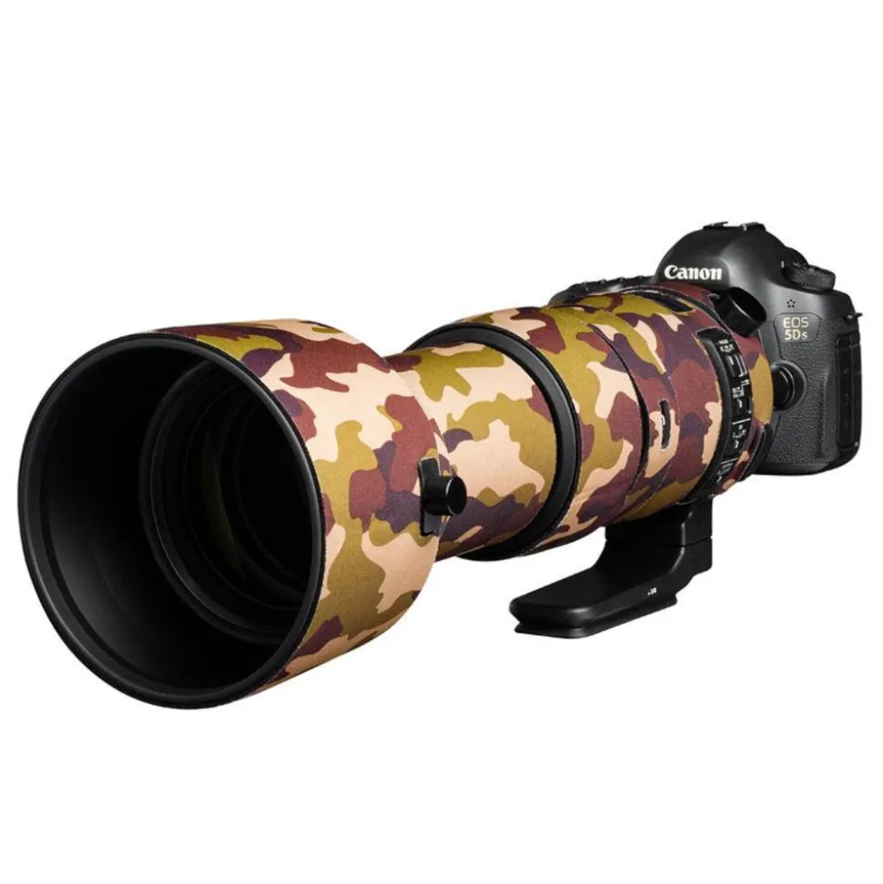 Easy Cover Lens Oak for Sigma 60-600mm f4.5-6.3 DG OS HSM Sport Brown Camouflage