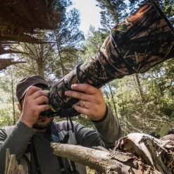 Easy Cover Lens Oak for Sigma 100-400mm f5-6.3 DG OS HSM Contemporary Black