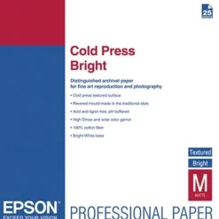 Epson Cold Press Natural A3+ 25 Sheets