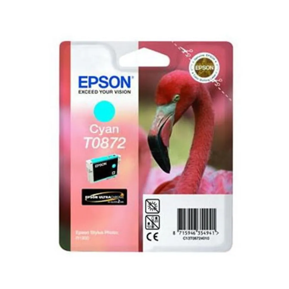 Epson Flamingo T0872 Cyan Ink for R1900
