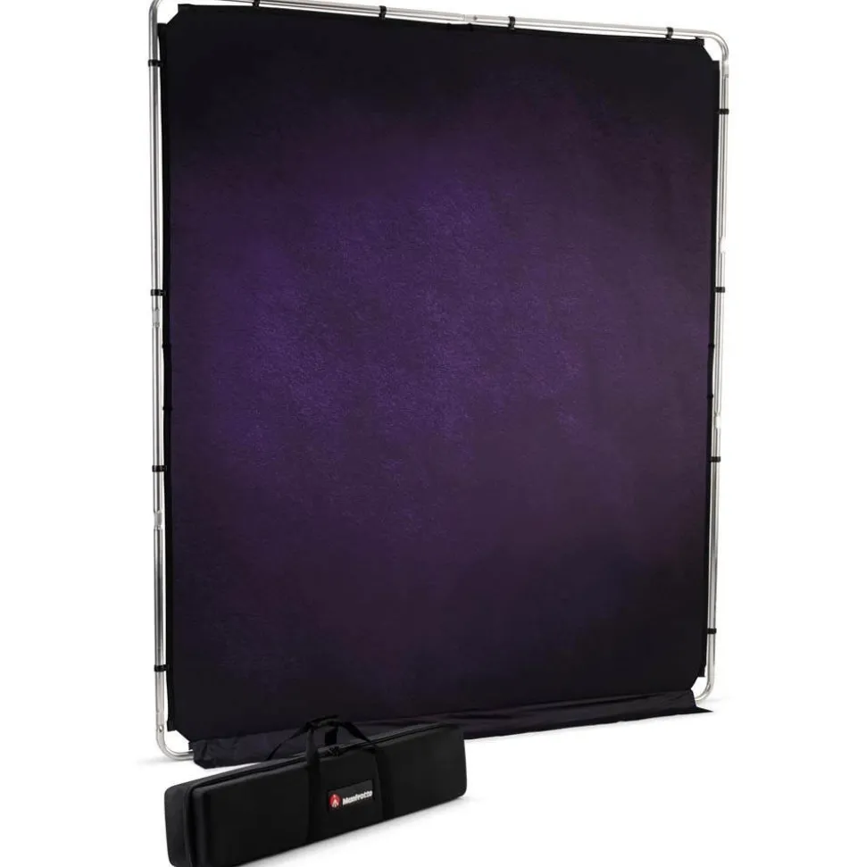 EzyFrame Vintage Background 2 x 2.3m Aubergine LL LB7938