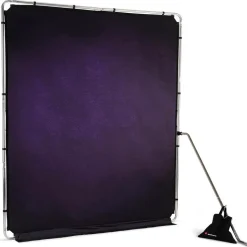 EzyFrame Vintage Background 2 x 2.3m Aubergine LL LB7938