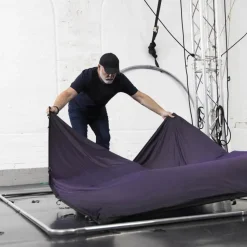 EzyFrame Vintage Background 2 x 2.3m Aubergine LL LB7938