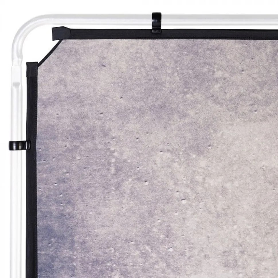 EzyFrame Vintage Background Cover 2 x 2.3m Smoke