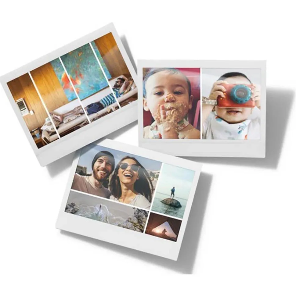 Fujifilm Instax Link Wide Photo Printer Ash White