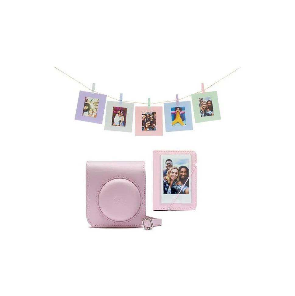 Fujifilm Instax Mini 12 Accessory Kit Blossom Pink