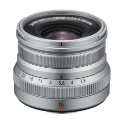 Fujifilm XF 16mm f2.8 R WR Super Wide Angle Prime Lens Silver