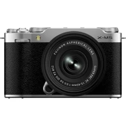 Fujifilm X-M5 Camera with XC 15-45mm Lens Kit Silver