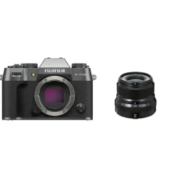 Fujifilm X-T50 Charcoal Camera with XF 23mm f/2 Black Lens