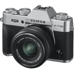 Fujifilm X-T30 II Camera With XC 15-45mm Lens Silver