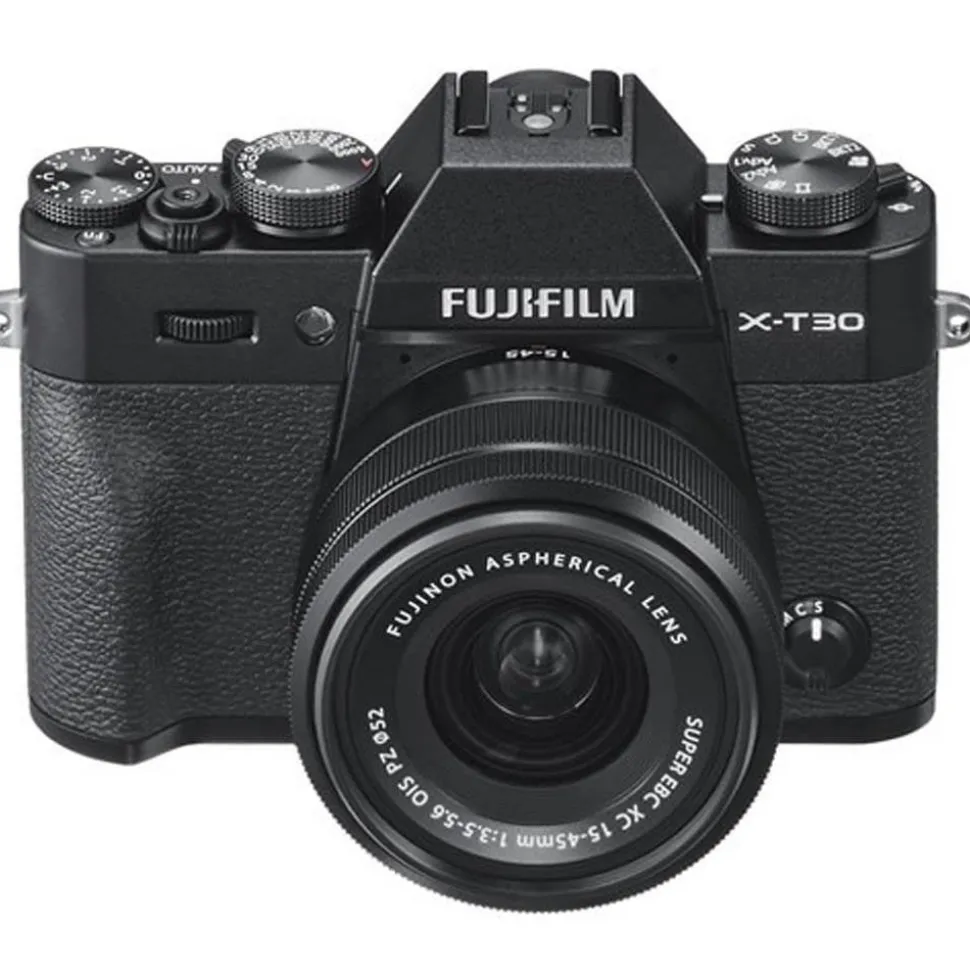 Fujifilm X-T30 II Camera With XC 15-45mm Lens Black