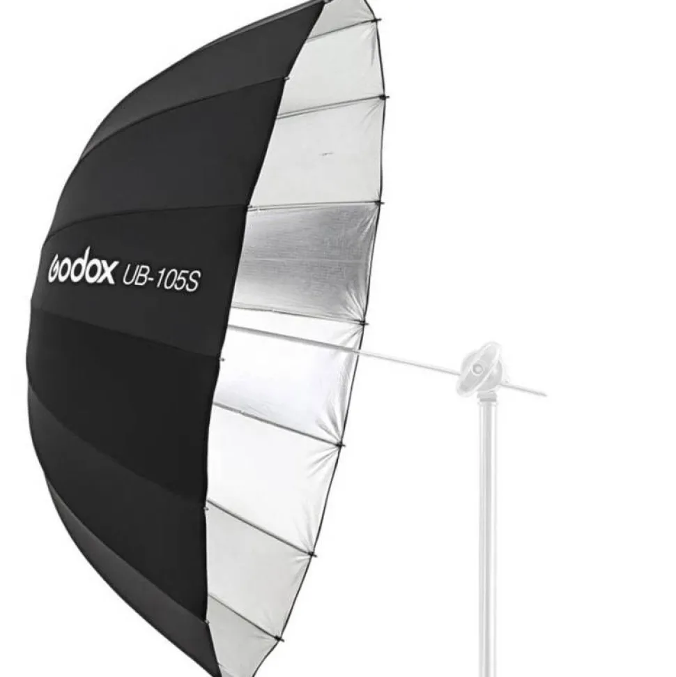 Godox UB-105S Silver Parabolic Umbrella 105cm