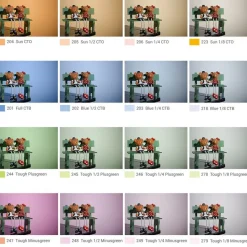 Godox V-11T - Colour Filter Set Matt 32 Colours for V1