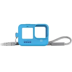 GoPro Sleeve with Lanyard Blue