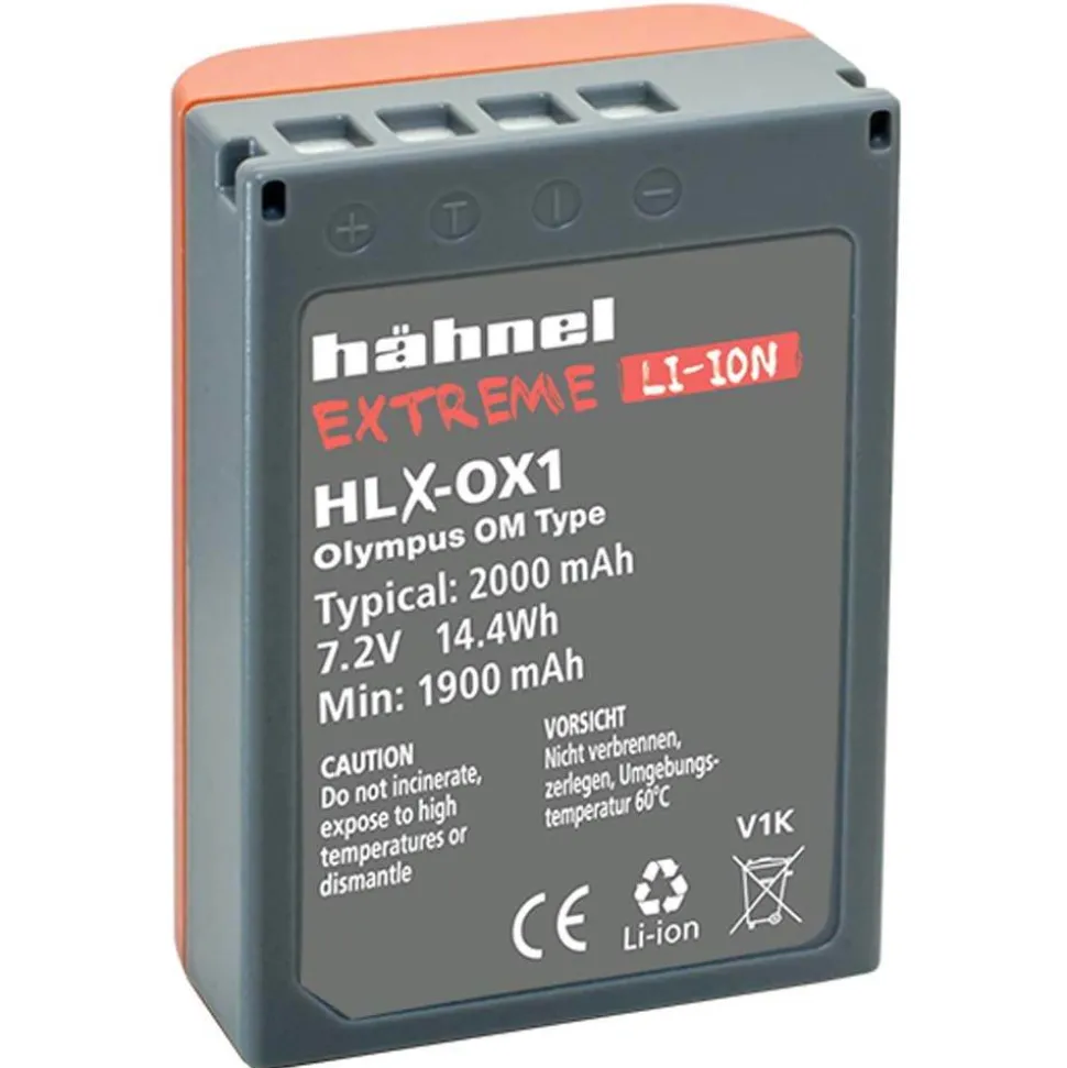 Hahnel Extreme HLX-OX1 Battery Replacement for Olympus BLX-1