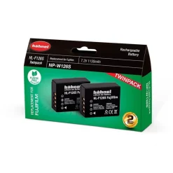 Hahnel HL-F126S Twin Pack Replacement for Fujifilm NP-W126S