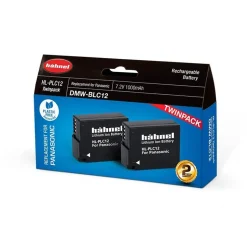 Hahnel HL-PLC12 Twin Pack Replacement for Panasonic DMW-BLC12