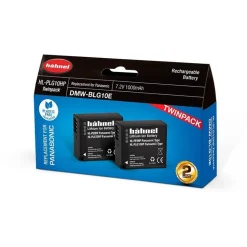 Hahnel HL-PLG10HP Twin Pack Replacement for Panasonic DMW-BLG10E/BLE9