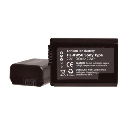 Hahnel HL-XW50 Replacement for Sony NP-FW50 Battery