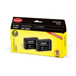 Hahnel HL-XW50 Twin Pack Replacement for Sony NP-FW50