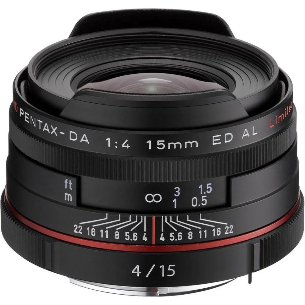 HD Pentax-DA 15mm f/4 ED AL Limited Lens Black