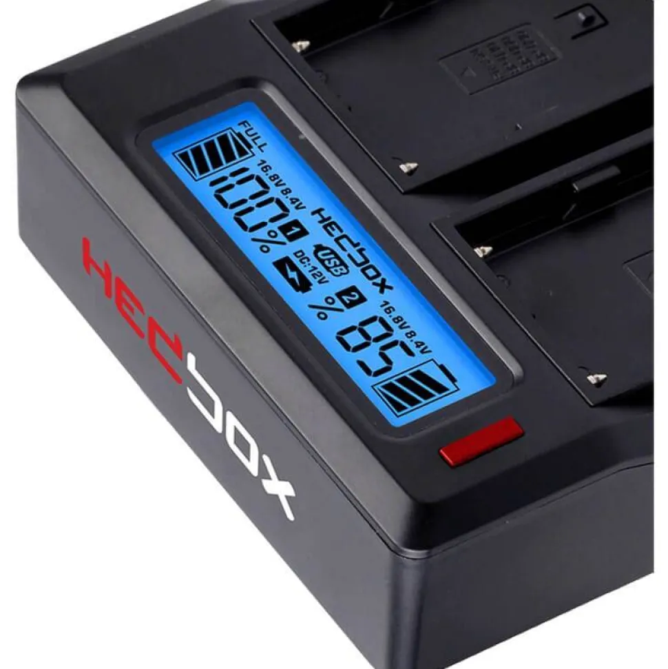 Hedbox Digital Dual Battery Charger