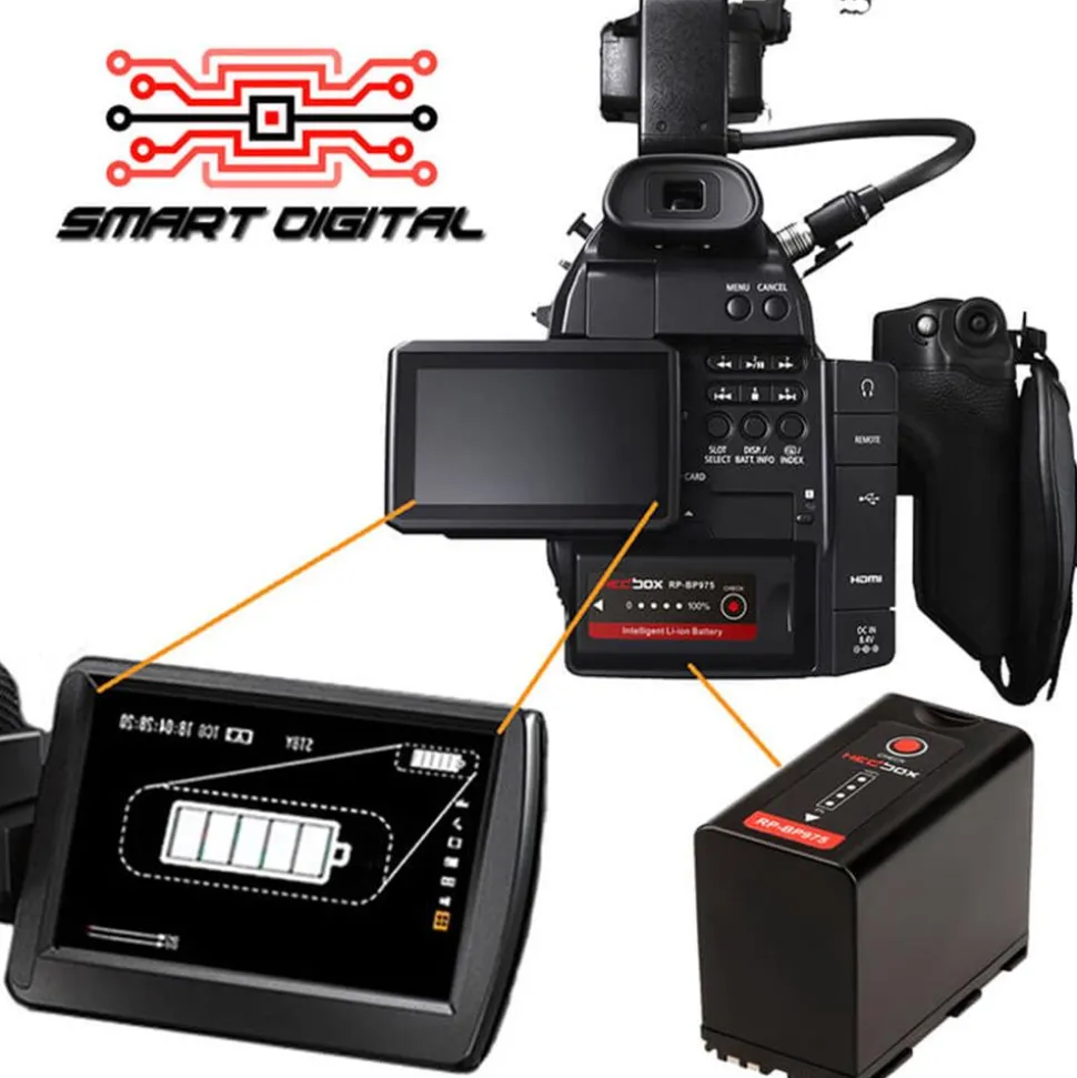 Hedbox Li-Ion Battery for CANON BP 7800mAh PW