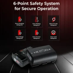 Hedbox Super High Capacity 17.8Wh 2400mAh DV Battery Pack for Canon LPE6