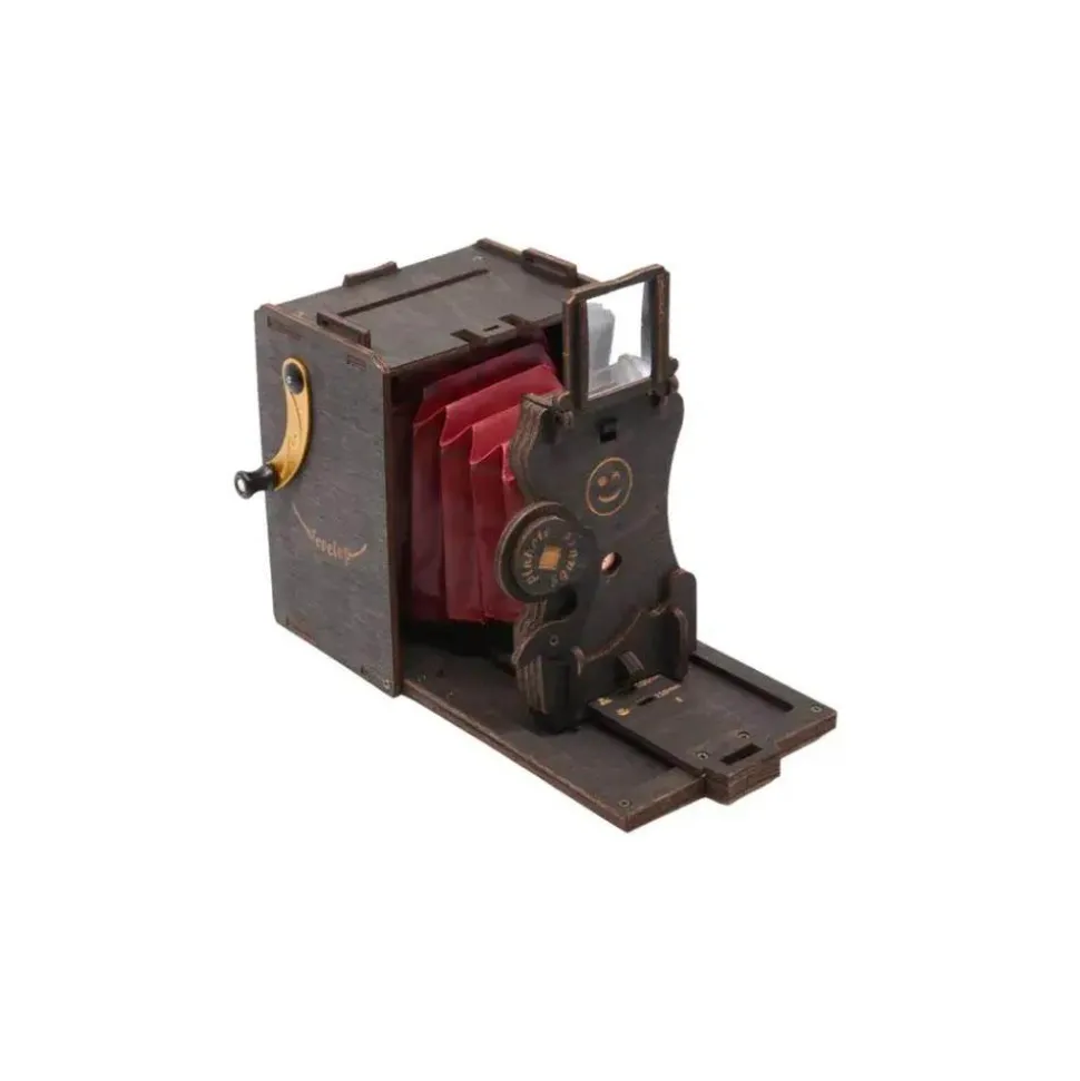 Jollylook Pinhole Instax Square Film Camera Natural Wood