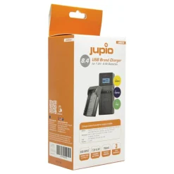 Jupio USB Brand Charger for Nikon Fujifilm  Olympus 7.2V-8.4V Batteries