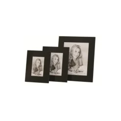 Kenro 8 x 10 (20 x 25cm) Black Glass Photo Frame