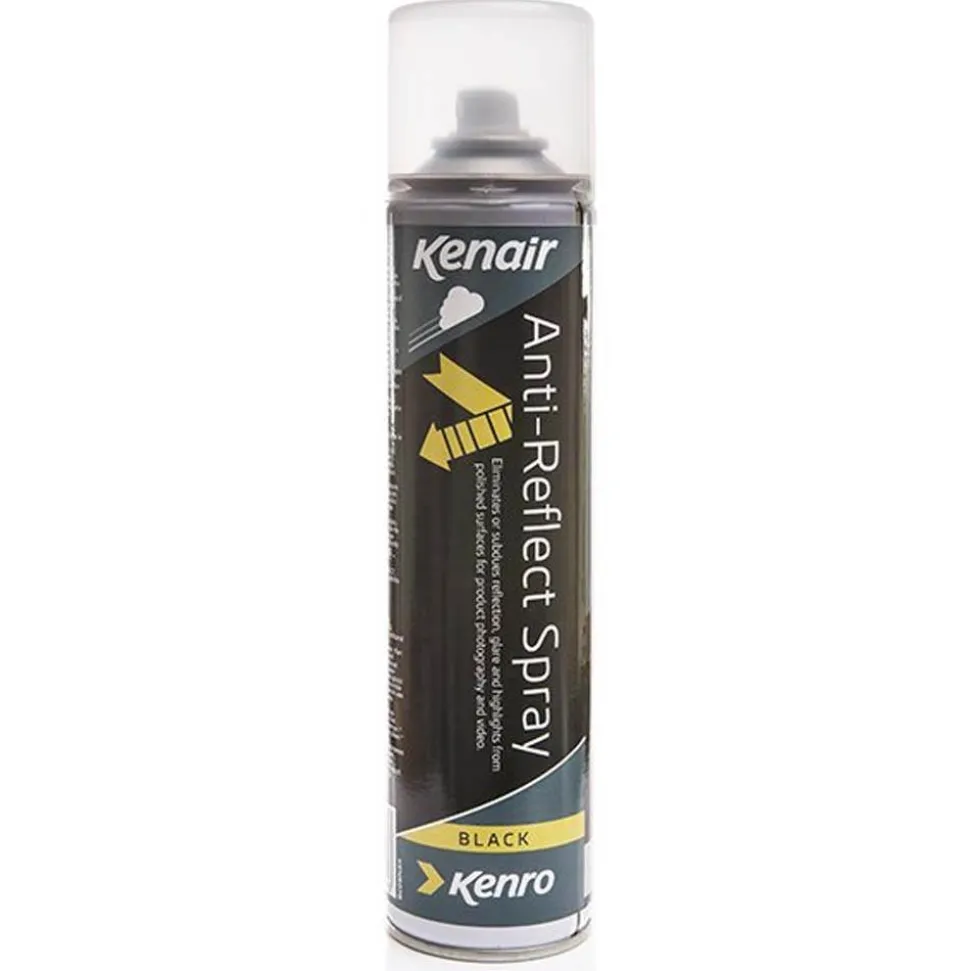 Kenro Kenair Anti-Reflect Black Spray 400ml