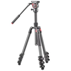 Kenro Professional Travel Video Tripod with Fluid Head