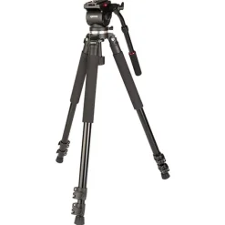 Kenro Standard Aluminium Video Tripod Kit with VH01B Fluid Head