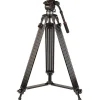 Kenro Twin Tube Aluminium Video Tripod Kit with VH01B Fluid Head