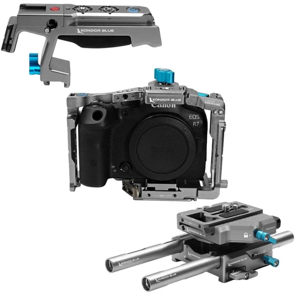 Kondor Blue Canon R7 Arca Base Rig MKII Space Grey