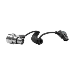 Kondor Blue D-Tap to 4-Pin XLR Female RA Cable Black