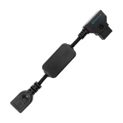 Kondor Blue D-Tap to 5V USB Female Converter 6-in Cable Black