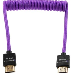 Kondor Blue Gerald Undone HDMI to HDMI 2.0 Cable 12 to 24-Inch Purple