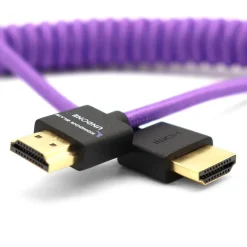 Kondor Blue Gerald Undone HDMI to HDMI 2.0 Cable 12 to 24-Inch Purple
