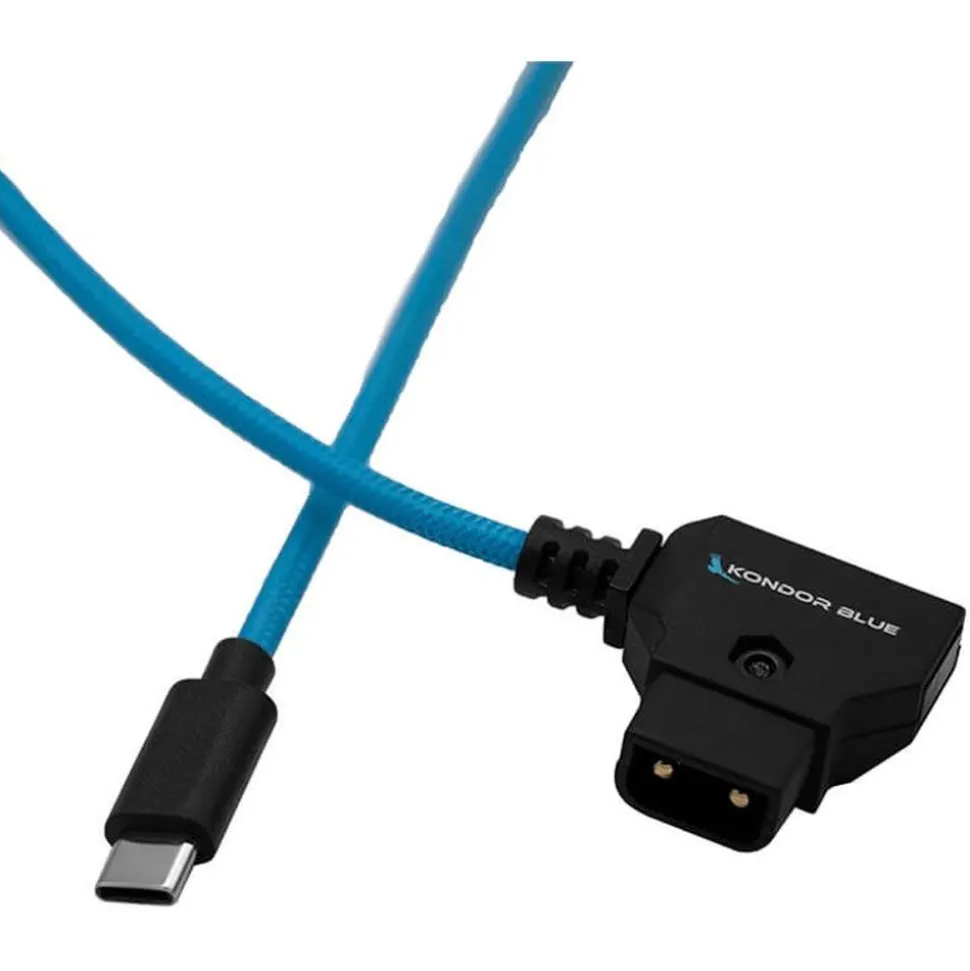 Kondor Blue 16-Inch D-Tap to USB-C Power Delivery Cable for R5C/FX3