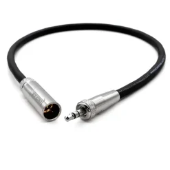 Kondor Blue Mini XLR to 3.5mm Locking Screw-On Stereo Plug Audio Cable