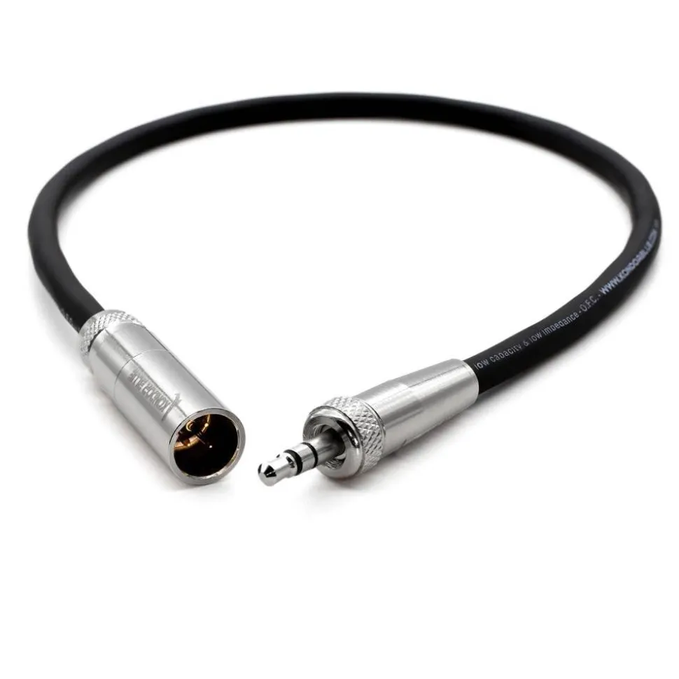 Kondor Blue Mini XLR to 3.5mm Locking Screw-On Stereo Plug Audio Cable