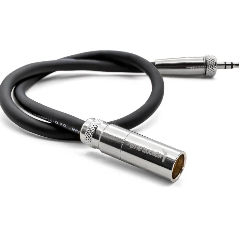 Kondor Blue Mini XLR to 3.5mm Locking Screw-On Stereo Plug Audio Cable