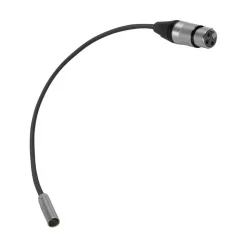 Kondor Blue Mini XLR to XLR 16-in Cable Black