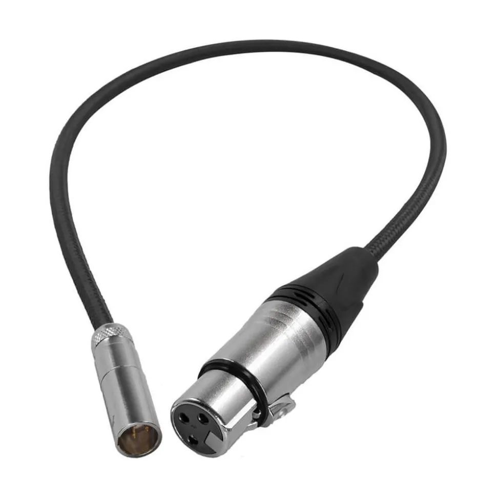 Kondor Blue Mini XLR to XLR 16-in Cable Black