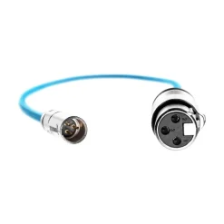 Kondor Blue Mini XLR to XLR 16-in Cable Blue